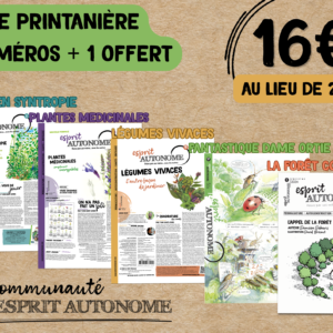 Offre printanière ! 4 numéros + 1 offert