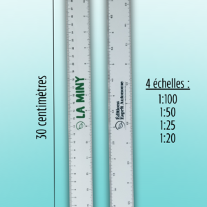 Règle d'architecte 4 échelles